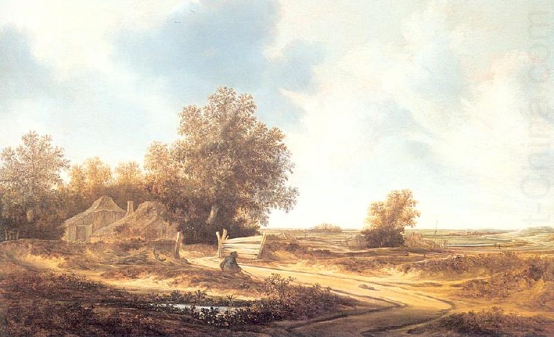 Moscher, Jacob van Dune Landscape with Farmhouse china oil painting image